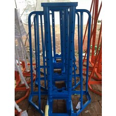 풀링다이 롤러 전선 받침대 특고압 드럼 스탠드 회전 3톤 1미터 모델, 프레임형 릴 스탠드 5T, 기본 모델명/품번