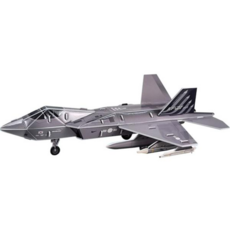 4D KF-21 보라매 전투기 입체퍼즐 키트 인테리어 미니어처, 1개