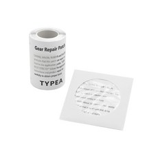 TYPEA 修補貼膜 帳篷修補 充氣床墊修補 防水耐用, 透明, 10個