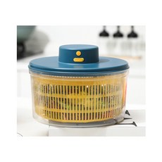 電動蔬果脫水器 一鍵啟動, 1個, 藍色, 藍色
