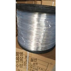 포도유인선 강선 고강도 플라스틱 와이어 식물 넝쿨, 화이트 4.0mm500m 10kg, 기본 색상