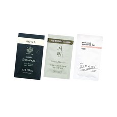 일회용 여행용 샴푸50개+린스50개+위드모먼트 바디워시 50개 서린 댕기머리, 150개, 8ml