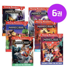 [동네서점] 국내 당일발송 영 리더스 마인크래프트 6권 세트 Minecraft Young Readers Level 2 영어원서, 영 리더스 마인크래프트 세트