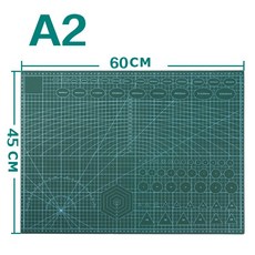 GEEKI 도자기 만들기 클레이 점토 찰흙 공예 DIY 재료 수제 도구 아트 매트 도마 A2 A3 A4, [03] greenA2