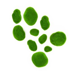 언니네 인조이끼 가짜이끼 돌 세트 10입 조화인테리어