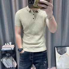 프레드페리 24SS M4200 어깨넓어보이는 남자 머슬핏 꽈배기 니트