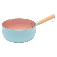 SoBuy 가벼운 알루미늄 논스틱 다용도 스노우 냄비, 블루, 1개, 18cm