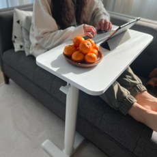 실버채 프리미엄 사이드테이블, 크림화이트 크림화이트