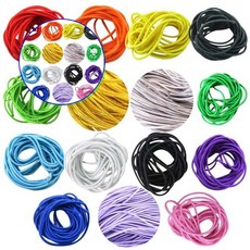 쌍문상회 지금 필요한 우산 15색 선물포장용품 만들기재료 컬러둥고무줄 문구 학습교재 쇼핑백 헤어고무줄 소포장 31872EA, 소포장  빨강