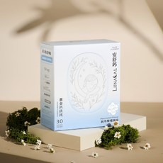 LADY FLOWER 安舒鈣 黃金鈣鎂複合配方 30入/盒, 105g, 1個