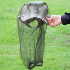 등산 낚시 머리모기장 방충모 벌망모자 야외 다용도 벌초 안전망, 1개