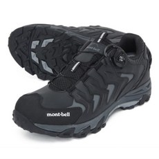 mont-bell 男式女式徒步鞋遠足鞋 Tau Boa 低幫（黑色）ML0CAUTL231