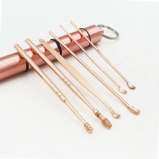 휴대용 자재 스텐 파츠 부품 귀이개 로즈골드 소모품, 본상품