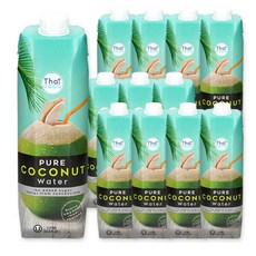 타이코코 코코넛워터/할랄 코셔인증제품, 1L, 12개