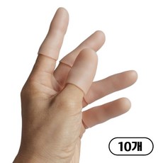 이츠오 손가락 보호 방수 실리콘 골무 일반형, 10개, 스킨