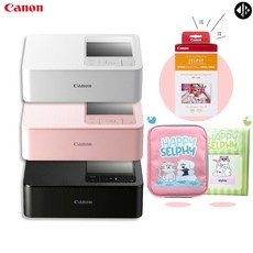 캐논 SELPHY 포토프린터 CP1500+ 인화지 108매 + 봄 맞이 한정판 패키지 /WJK, 핑크