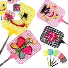 사땨 쏘잇 내 마음대로 파리채 바느질 꾸미기 바느질완구 파리채조립 어린이취미놀이