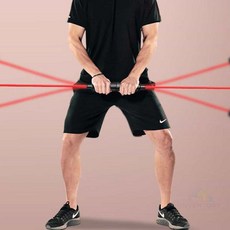 고매한 진동 플렉스바 헬스소도구, 일체형 플렉시바(레드)