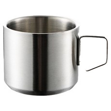 SoBuy 304 스테인리스 커피용 머그컵 150ml, 1개, 실버
