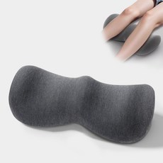 Jeernare 붓기제거 다리 베개 메모리폼 다리 받침대 낮은형 수면 다리쿠션 커버분리세탁 미끄럼방지, 1개, 그레이