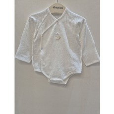 압소바 배앙 코튼모달 배냇슈트 A1A10116 534604, 백IVORY