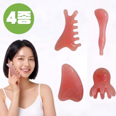 유즈핏 괄사 마사지기 4종세트, 1개