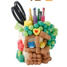 (PL) 미니플레이콘 연필꽂이 숲속의 작은집