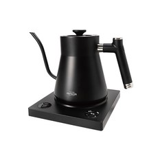 AIWA愛華 鵝頸手沖溫控電茶壺 AA-K21GC, AA-K21GC-黑色, 1個, 1L