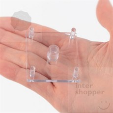 라온픽 페그보드 부착용 고정판 4개 페그보드고정세트, 1개