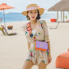 Bendis女款Mirage單件式泳衣罩衫