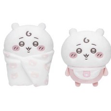 먼작귀 베이비 치이카와 인형 키링, 1개, 포대기 치이카와, 12cm