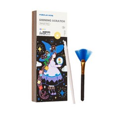 Mirola Kids 原創美玩創意便籤星光女孩刮畫組25件套裝，兒童益智玩具，培養藝術天賦, 1個