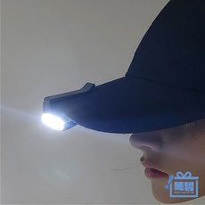 999피싱 미니 헤드랜턴 LED 캡라이트 낚시 등산 캠핑 모자 렌턴, 1개