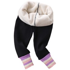 萱寶媽咪baby童裝館 韓版兒童秋冬加絨打底褲 女童拼接加絨加厚保暖褲襪 兒童休閒內搭長褲