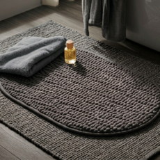 로앤하우스 극세사 발매트, 그레이