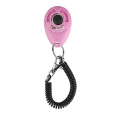 寵物訓練按壓響片 寵物訓練器 狗狗訓練 貓訓練 響片, 粉色, 1個