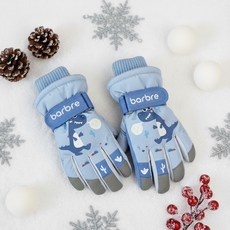 바브레 아동용 방수 패딩 스키장갑