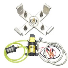 세척기 농약병 세척 헹굼 2개 페트병 커팅 고압 세척기, 12V 단일 펌프 노즐 4개