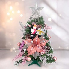 裝飾燈大師 2尺豪華聖誕樹 - 台灣手做精緻盒裝, J款粉銀