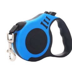 휴핏트 자동 길이조절 꼬임방지 반려견 리드줄, 1개, 파랑