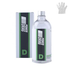 파워드래그 디젤 대용량 1리터 연료첨가제 세탄부스터 인젝터클리너 엔진세정제 카본때제거 dpf + 비닐장갑 1장, 1개