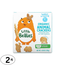 Little Bellies 유기농 애니멀 크래커 열두개월 이상, 130g, 2개