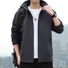 秋冬素面衝鋒衣 薄款外套 防風防水衝鋒外套 男生外套 連帽外套 黑色外套 衝鋒衣 風衣外套