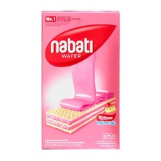 [ NABATI ] 나바티 딸기 크림치즈 웨이퍼, 5개, 120g