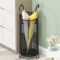 臺南出貨 北歐輕奢雨傘架 辦公室家用雨傘桶 門口掛放雨傘置物架 裝傘桶 M 1 4, 1個, 白色中號【帶固定式接水盤】,1層