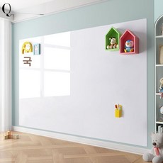 칠판 화이트보드 자석 드로잉 방수 투명 벽지 보드 메모, 120cm x 230cm 로열 선물 세트