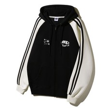 [컬러/기모추가]앨빈클로 레바레 스타 래글런 배색 트랙 후드 집업 AZH847 (6 COLOR)