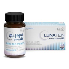 [본사 정품] 루나테인 AlphaVision 2.5 미국 루테인, 1개, 120정
