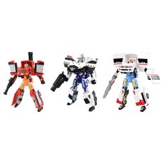 TOMICA 特裝勇者 警救防三職業豪華套組, 1個