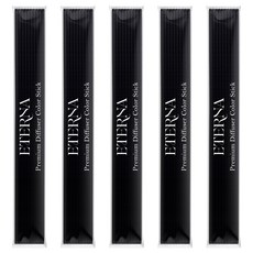 에테르나 프리미엄 고밀도 디퓨져 컬러 섬유스틱, 블랙, 50개입, 50개